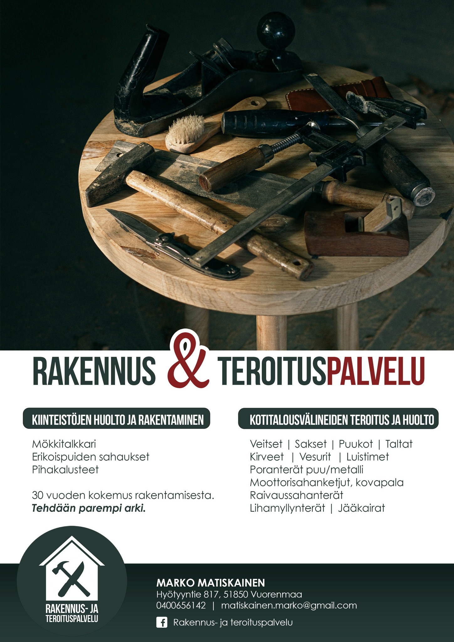 Rakennus- ja teroituspalvelut Matiskainen